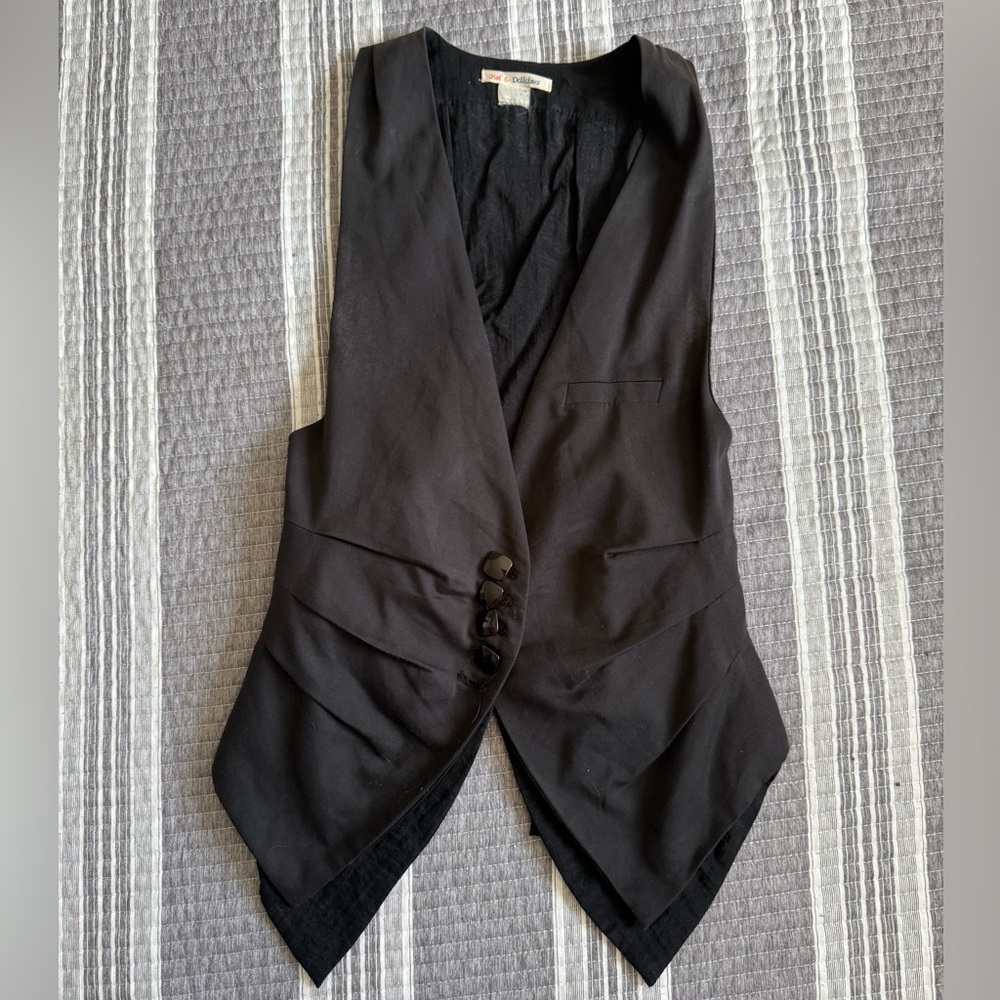 Hot & Delicious Vintage Black Vest